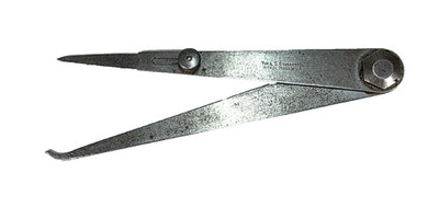 L.S. Starrett Hermaphrodite 6  Caliper Vintage USA Professional Machinist Tool