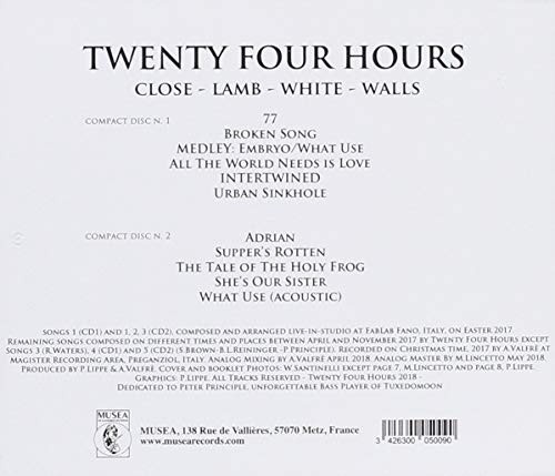 Close - Lamb - White - Walls by TWENTY-Four hours [Audio CD]
