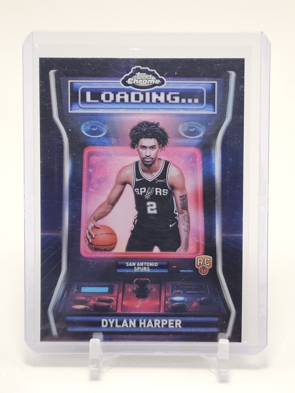 DYLAN HARPER 2025-26 TOPPS CHROME LOADING... ROOKIE #LD-12 SPURS Q6572
