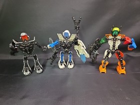 LEGO HERO FACTORY 3 FIGURES Dunkan Bulk 7168 Preston Stormer 7164 NEX 2.0 2068