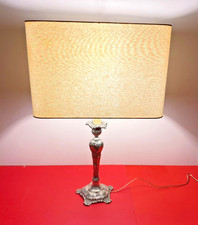 RETRO WHITE LINEN RECTANGLE 18" x 18" x 12" LAMP SHADE Hardback Imperfect 22226