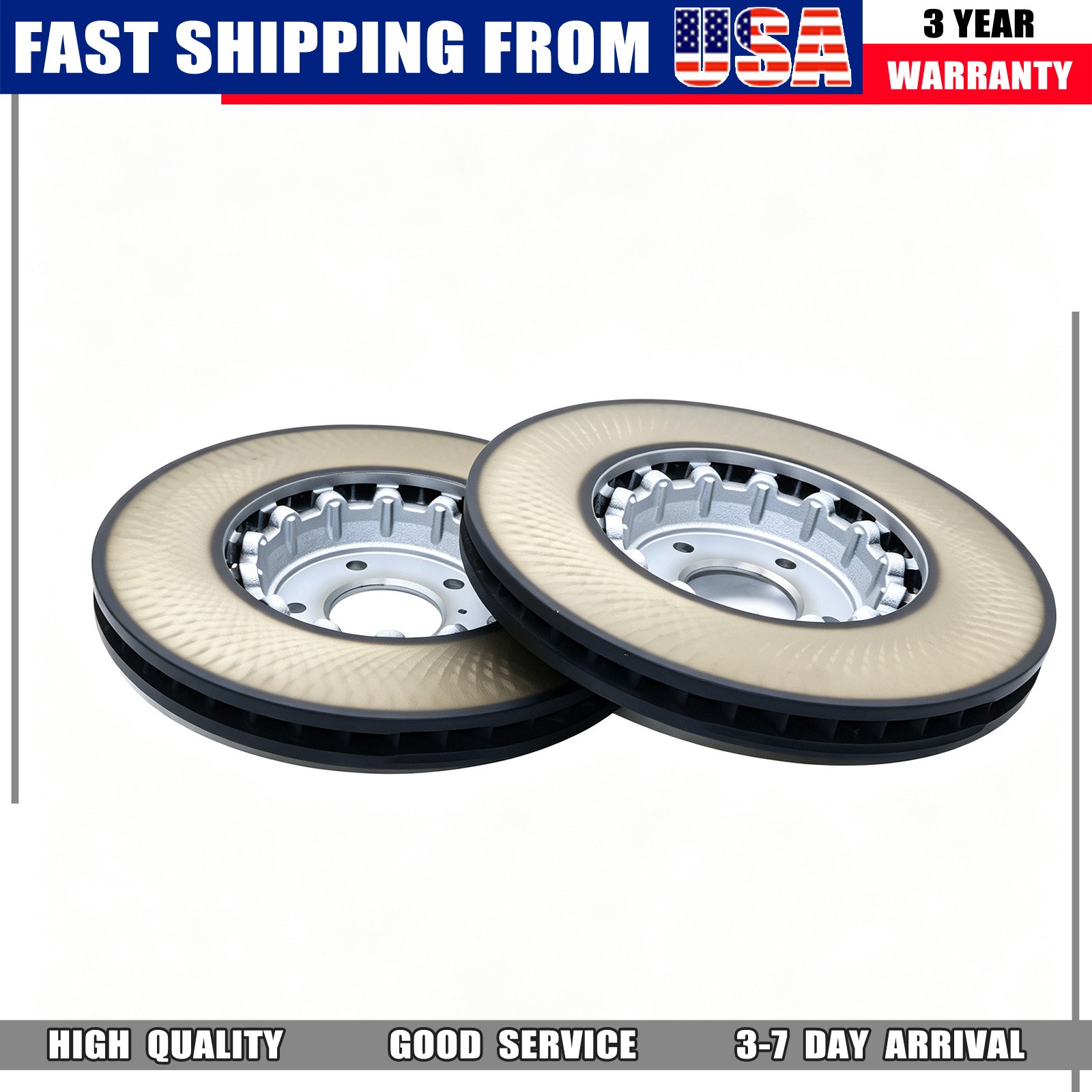 Bentley Bentayga Speed 2016-2023 Front Right Brake discs 4 pcs P/N 4M0615601N