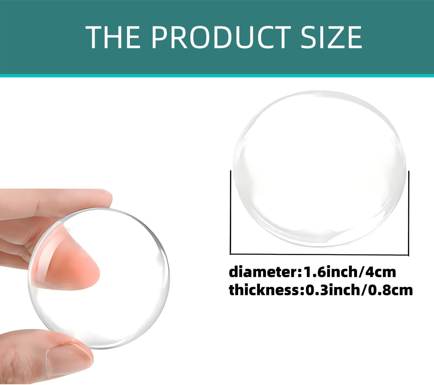 Silicone Door Wall Protectors Self Adhesive Bumper Guards Stopper Pads 6 Pack