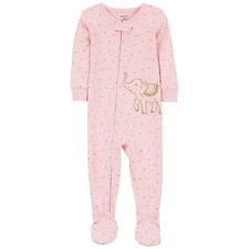 Carter's Toddler Girls Long Sleeve Footed One Piece Pajama