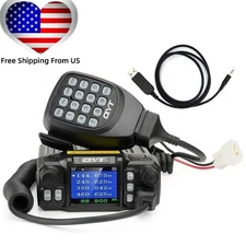 Latest Version QYT KT-7900D 25W Quad Band Mini Mobile Transceiver with USB Cable