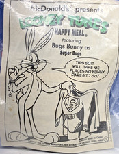1991 McDonald's Happy Meal Presents Looney Tunes - Bugs Bunny as Super Bugs