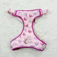 Top Paw Princess Pink Padded Dog Harness Neoprene  Mesh Size Medium