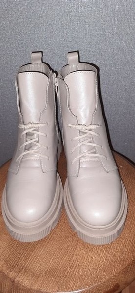 Women Leather Boots Mocha 38