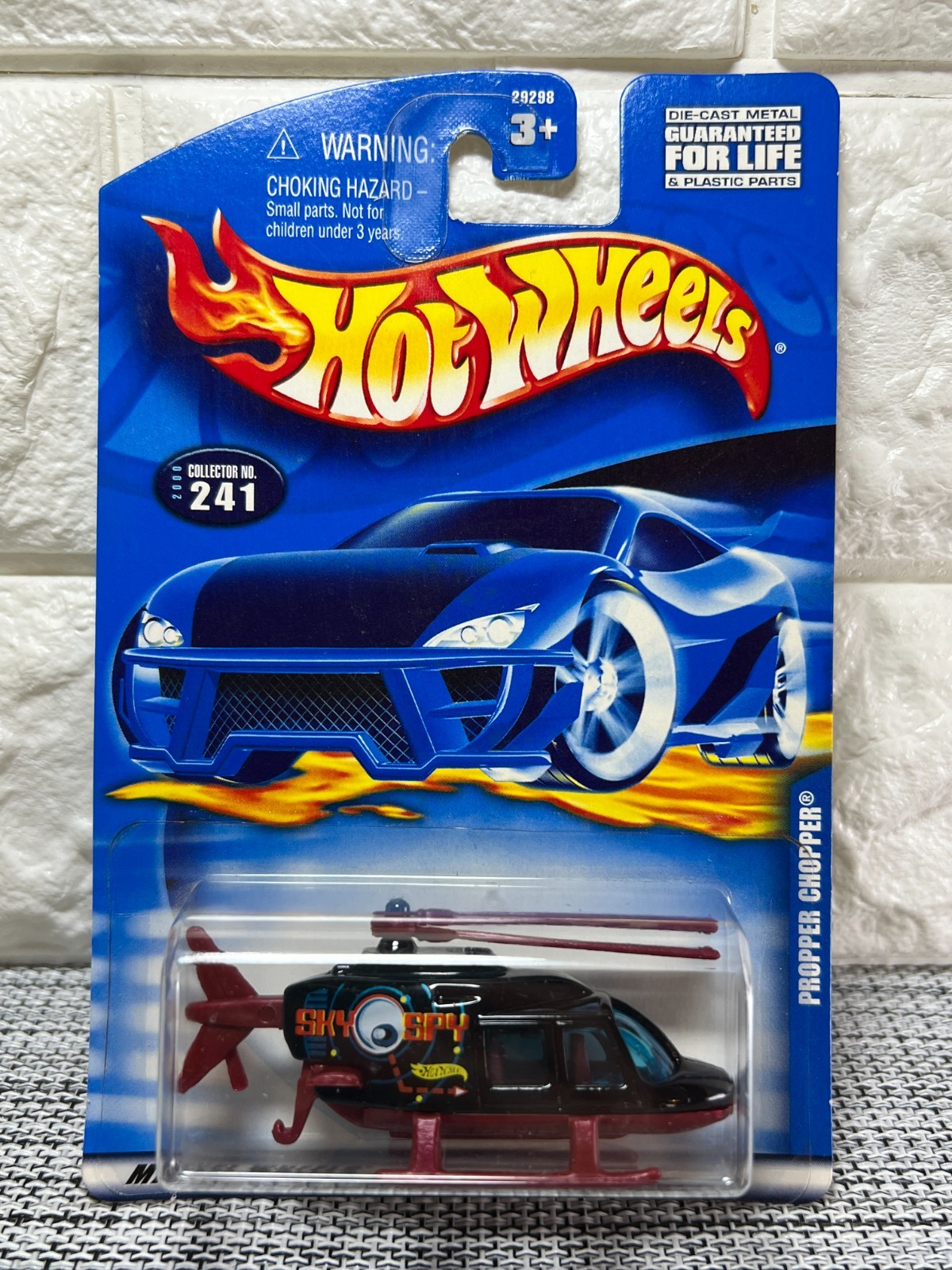 Hot Wheels Propper Chopper 2000 Collector No. 241 Black