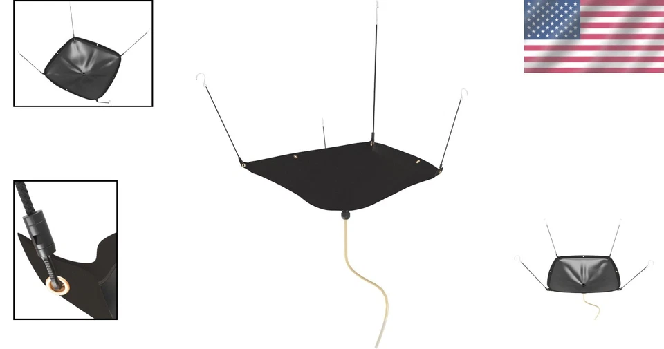 Lona desviadora de gotejamento resistente à prova d'água 10' x 10' para gerenciamento eficiente de vazamentos - Imagem 2 de 4