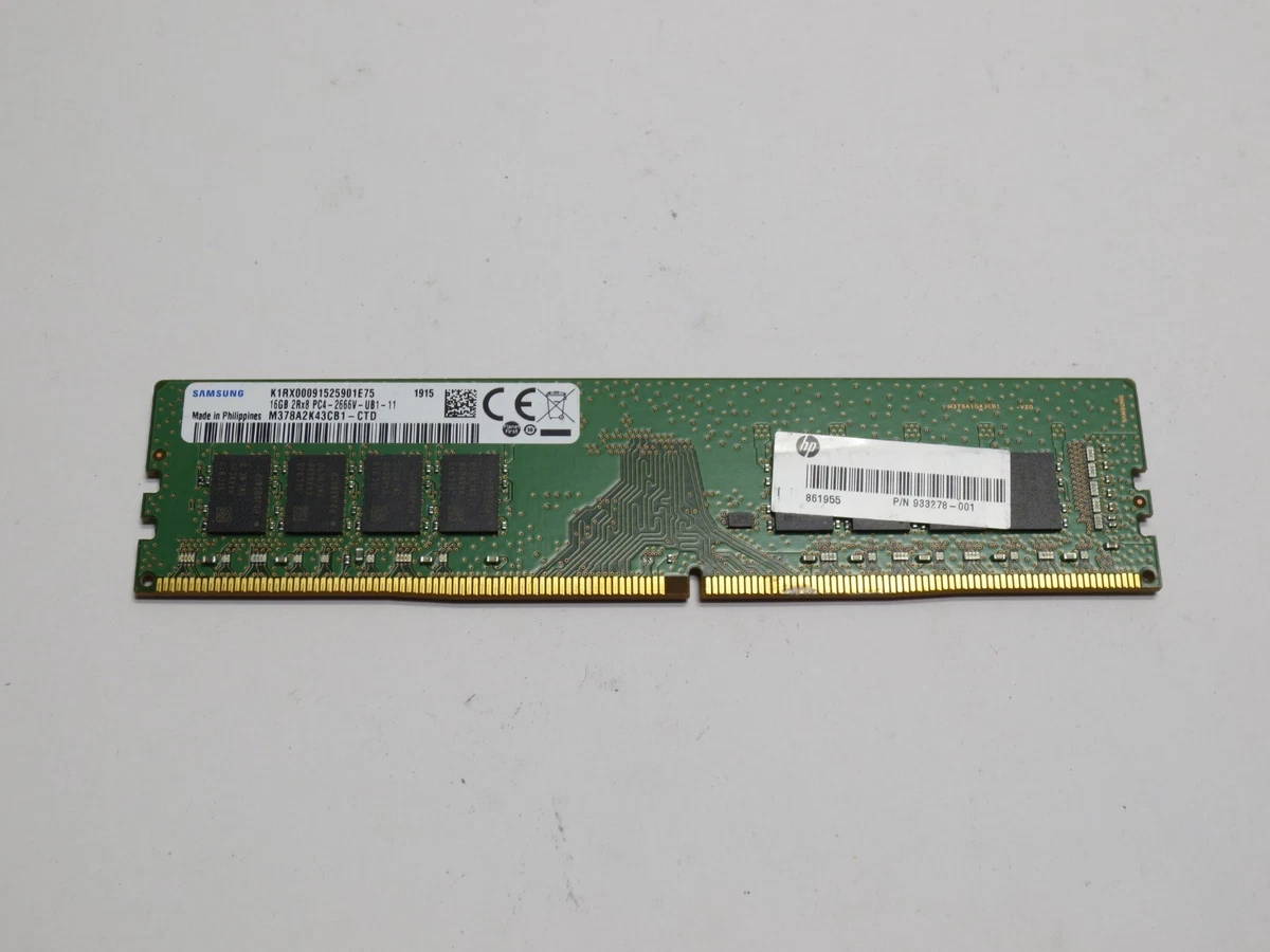 Samsung DDR4 SDRAM 16 GB Capacity per Module Memory (RAM) for sale