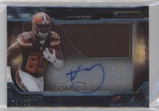 2015 Topps Strata Clear Cut Rookies Blue 74/99 Vince Mayle Patch Auto ii1