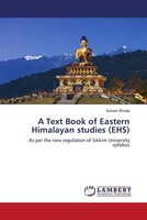 A Text Book Of Eastern Himalayan Studies (Ehs) Sonam Bhutia Taschenbuch Englisch