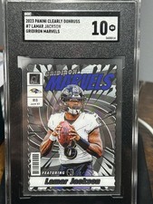 2023 CLEARLY DONRUSS GRIDIRON MARVELS #7 LAMAR JACKSON CASE HIT LOW POP
