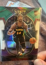 2022-23 Panini Select - Concourse AJ Griffin #88 Green White Purple Prizm (RC)