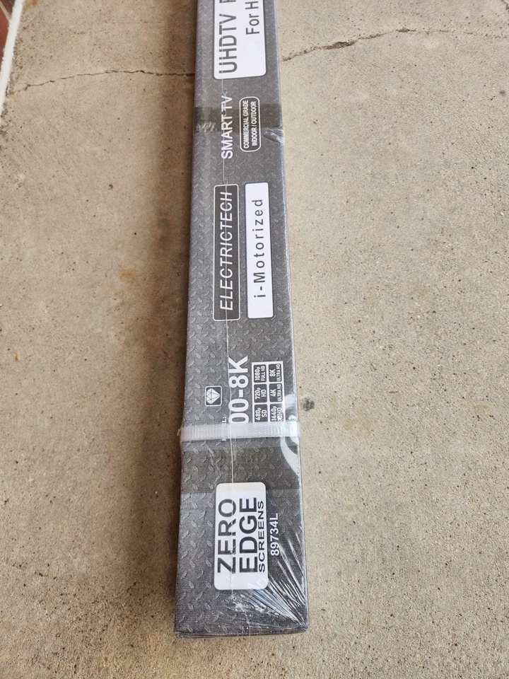 Elitech 100” Pantalla Proyector Motorizada - Borde Cero - 4K/8K UHD - Nueva Precintada Foto 3 de 4