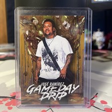 2026 Topps Celebration JOSE RAMIREZ Gameday Drip Gold 10/50 #GD-18 Guardians