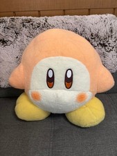 Kirby of the Stars Large Fluffy Stuffed Animal 185" Wool Felt Style New Japan