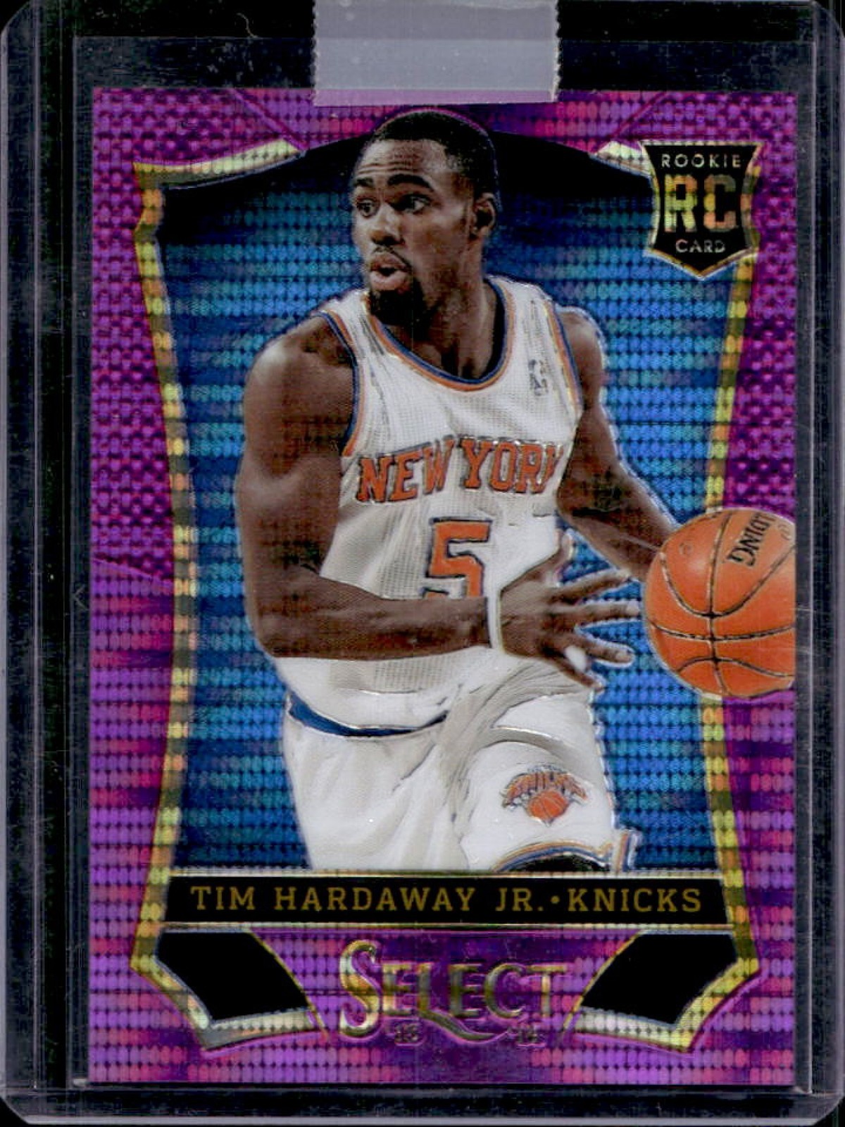 2013-14 Select Tim Hardaway Jr. RC Prizm Purple Rookie #7/99 Knicks