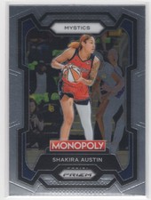 #3 Shakira Austin 2024-25 Prizm Monopoly WNBA Base Washington Mystics