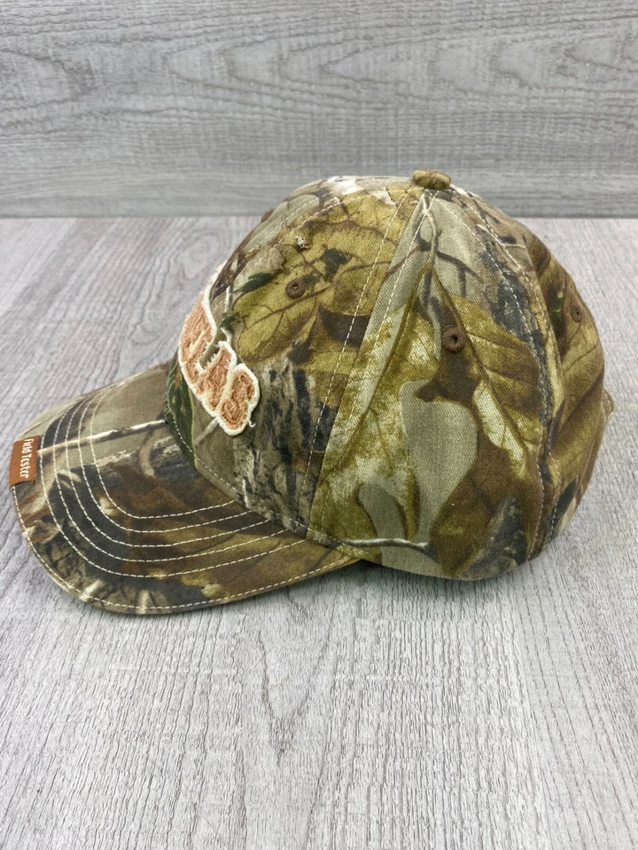 Cabelas Baseball Cap Letters Camoflage Strap Back Hunting Hat Hunting Camo Hat - Image 3 of 4