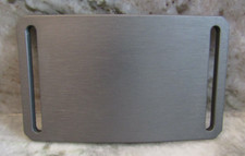 GRIP6 BELT BUCKLE - DARK SILVER / GUNMETAL - 1.5 INCH WIDE