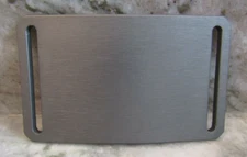 GRIP6 BELT BUCKLE - DARK SILVER / GUNMETAL - 1.5 INCH WIDE