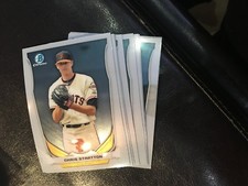 2014 Bowman Draft CTP-79 Chris Stratton 10 count all chrome lot San Francisco