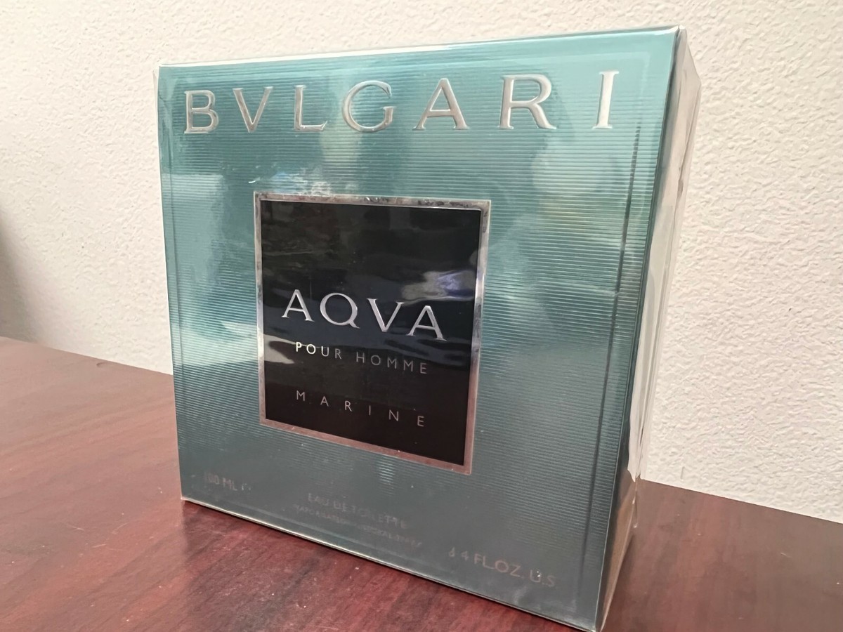 AQVA MARINE POUR HOMME by BVLGARI 3.4 FL oz / 100 ML EDT Spray