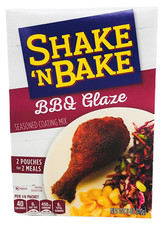 Kraft Shake N Bake BBQ Glaze Seasoned Coating Mix 6 oz 