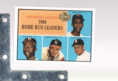 2001 Topps Archives MLB Singles 1952-69 HOF RC by Year Pick From List UpTo60%OFF - Picture 138 of 239