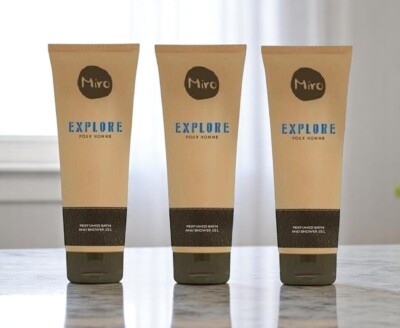 3 x Miro EXPLORE Perfumed Bath & Shower Gel 250 ml (= 750 ml)