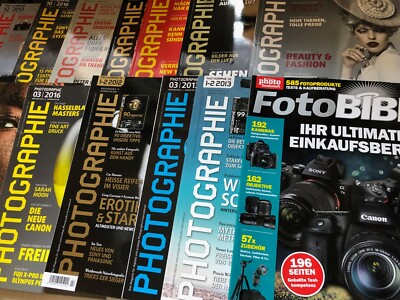 PHOTOGRAPHIE Zeitschriften zum Auswählen Fotografie Fachzeitschriften