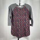 LuLaRoe Randy- Small Women's Multicolor Floral 3/4 Sleeve Shirt NWT