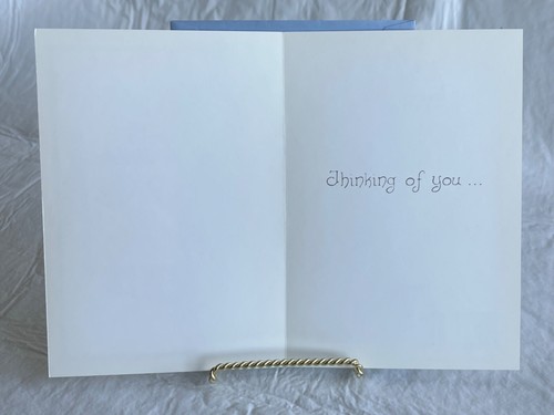 1994 Leanin' Tree "Give Your Angel The Pieces..." Thinking Of You Greeting Card - Picture 2 of 3