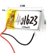 50Pcs Rechargeable 3.7V 120Mah 401623 Li-Polymer Li Lipo Battery Jst-Ph 2Pin 2.0