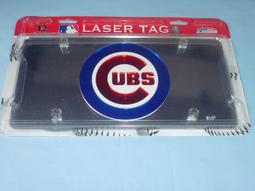 Chicago Cubs LASER TAG durable Acryllic Mirror INDOOR/OUTDOOR by Rico NIP s