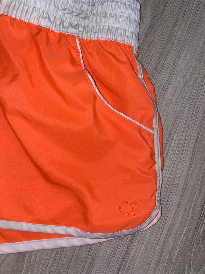 Pantalones Cortos de Baño OP Ocean Pacific Juniors’ Talla L Grande 11/13 Coral Neón 1J Foto 2 de 4