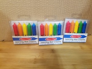 melissa and doug learning mat crayons