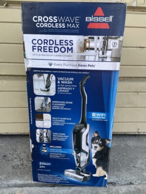 NIB: Bissell CrossWave Cordless-Max Wet/Dry Multi-Surface FLOOR VACUUM CLEANER