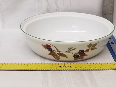 NO LID 8  ROUND ENTRÉE DISH EVESHAM VALE BY ROYAL WORCESTER EUC