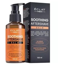 2x Eclat Men Soothing Aftershave Balm Razor Burn Relief 24HR Hydration 100ml