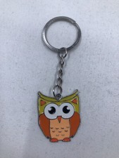 cute colorful owl bird badge bag pendant charm figure Ornament keyring keychain