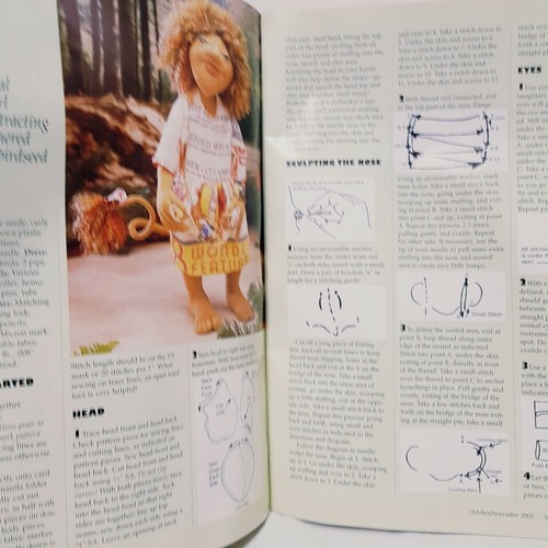 Soft Dolls & Animals Magazine November 2001 Teddy Bear Making 25 Projects Clown - Picture 5 of 11