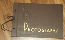 Vintage Cameo Embossed Photo Album Scrapbook 8x11" 14 sheets B66