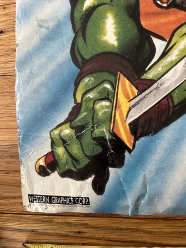 TEENAGE MUTANT NINJA TURTLES GENUINE AUTHENTIC VINTAGE VEITCH 89 POSTER - Picture 8 of 16