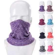 Neck Warmer Gaiter Windproof Face Mask Fleece Beanie Hat for Cold Weather Winter