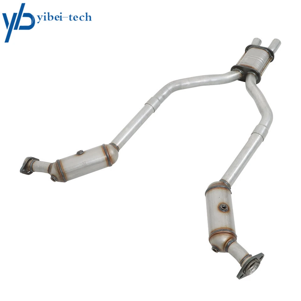 Y Pipe Catalytic Converter For 2003-05 Ford Thunderbird 2003-06 Lincoln LS 3.9L - Image 3 of 4