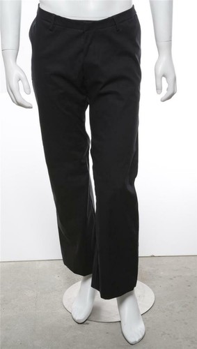 GIANNI VERSACE Mens Black Cotton Zip 