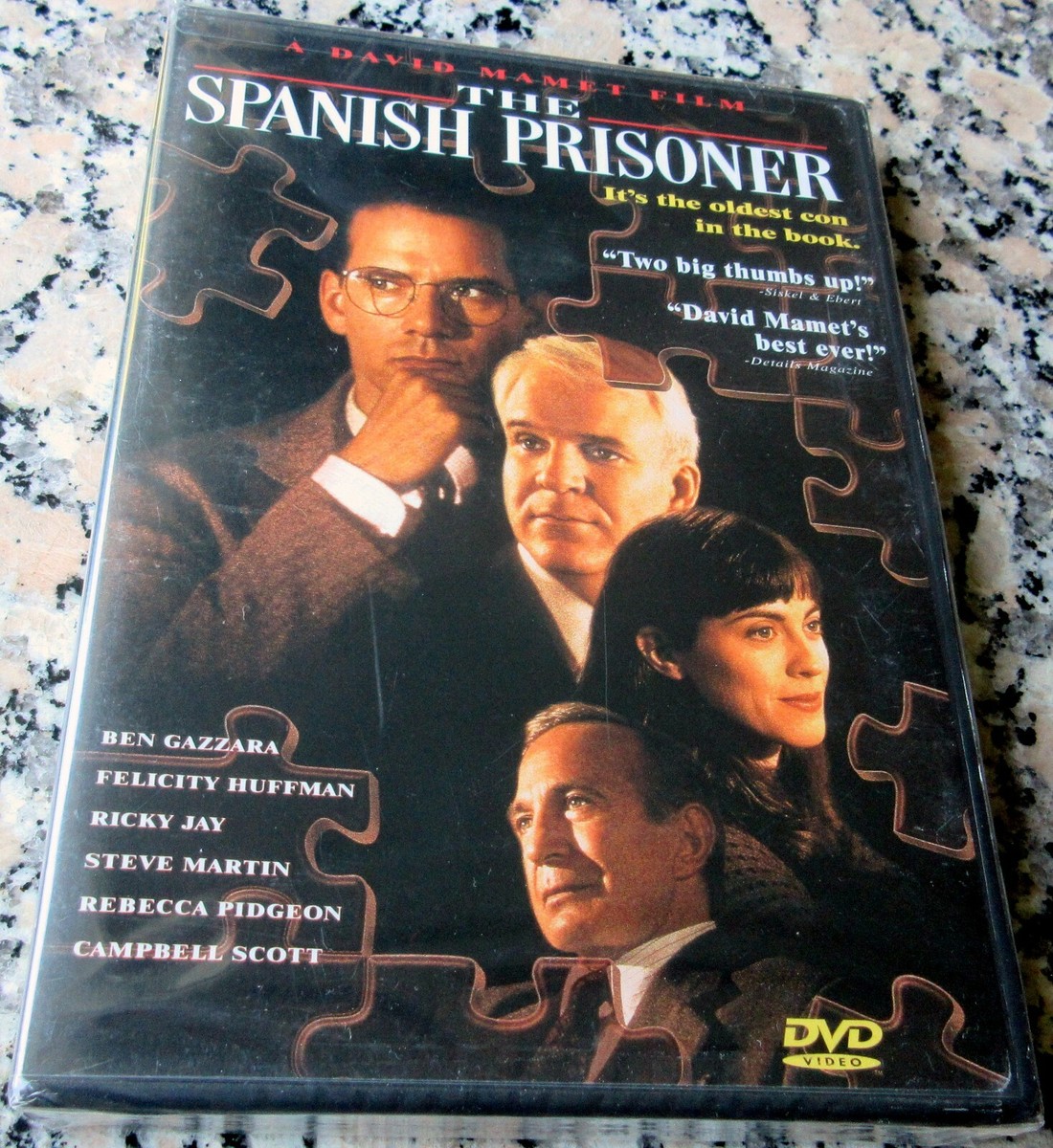 SPANISH PRISONER RARE NEW DVD David Mamet Steve Martin Campbell